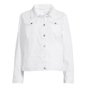 NWT White Denim Jean Jacket